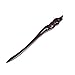 Breezelike Hair Sticks - Carved Ebony Wooden Hair Stick : Hold the Moon - 7.1