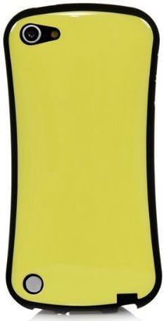 iPod Touch, iSee Case (TM) Premium Glossy TPU Hybrid Full Cover Case for Apple iPod Touch 6 6th Generation/5 5th Generation (it6-Glossy Yellow)