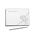 Lenox True Love Guestbook With Pen Silverplate