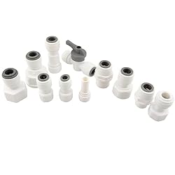 Qrity 1 PCS 3/8" Quick Connect Check Valve for RO