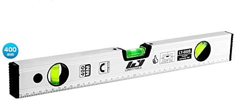 水平器 マグネット 水準器 さしがね 400mm 傾斜計 高精度 おすすめ レベル磁気 40cm 測定器 測定工具 ノギス アルミ合金 土木 室内飾り測定用 物差し Diy等の作業工具 配管 距離測定器 大工道具 日曜大工 建築現場 差し金