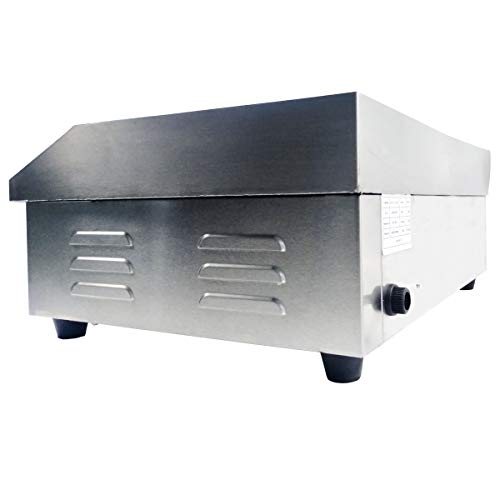 TAIMIKO Commercial Electric Griddle Flat Top Grill HotPlate Kitchen Grill CounterTop Stainless Steel Thermostatic Control 1500W 22" One Year Warranty