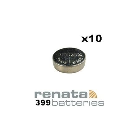 Renata 399 SR927W Knopfzelle Uhrenbatterie Swiss Made 1,55 V, 10 Stück