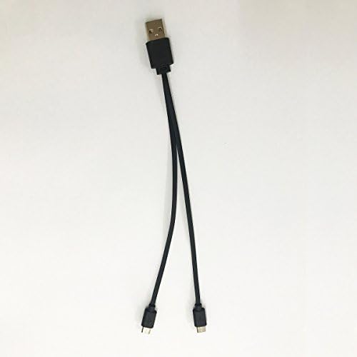 2 In 1 Micro USB Charging Cable for Wireless Headphones , Smartphones