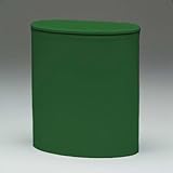 Redmon European Edition Vinyl Oval Hamper Green