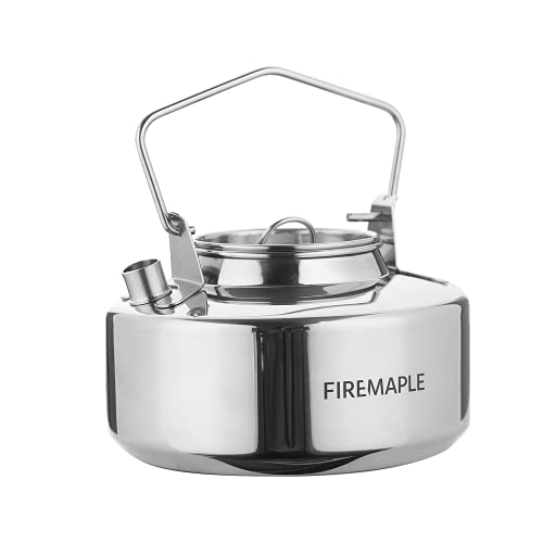 Fire-Maple Antarcti Edelstahl Camping Wasserkessel 1 L Robuster Outdoor Teekessel zum Wasserkochen für Tee, Kaffee und Trekking-Mahlzeiten Tragbarer B