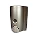 HOMEPLUZ Simply Dark Grey Manual Wall Soap Dispenser 20 oz (580ml) - Durable Rust Resistant ABS Plastic Casing - Wall Mounted for Kitchen, Bathroom, Home Office, Hotel, Commercial Buildings