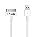 iXCC 10ft Extra Long 30 Pin to USB SYNC and Charge Cable Cord for Apple iPhone 4/4s, iPod 1-6 Gen, iPod 1-4 Gen, iPad 1-3 Gen