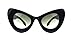 Bold Oversized Women's Cat Eye High Fashion Sunglasses