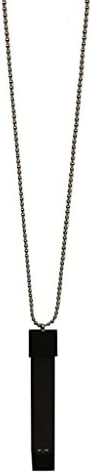 JayChain Juul Necklace Accessory Easy Access Anti-Loss Juul Holder Pendant (Black)