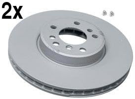 BMW e53 (01-06 3.0/4.4) Brake Disc Front ATE coated (x2 Rotors)