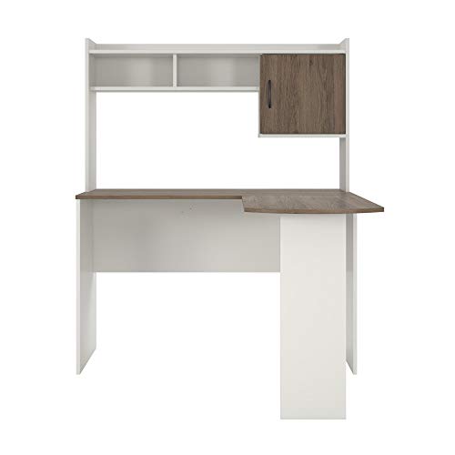 Mainstays LShaped Desk with Hutch, Multiple Colors (LShaped Desk with