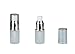 4 Piece 1/2oz,HILLO Silvery Glass Spray Bottles with Fine Mist Sprayer For Travel and Any Purpose ,Perfect for essential oils, perfume oils, rubbing alcohol, or other liquids.