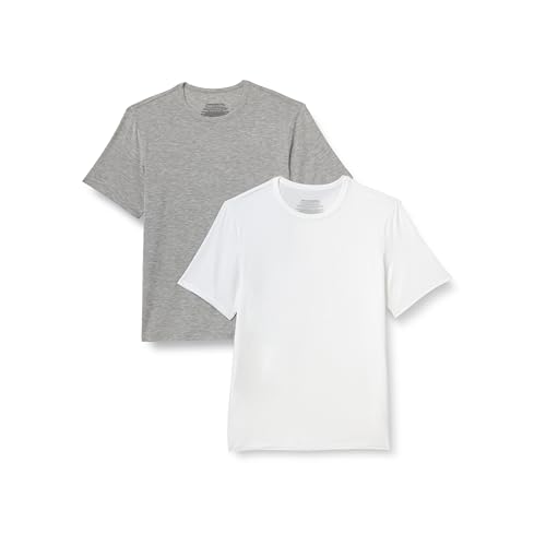 Amazon Essentials Men's Super Soft Lightweight Modal Short-Sleeve Undershirt, P…