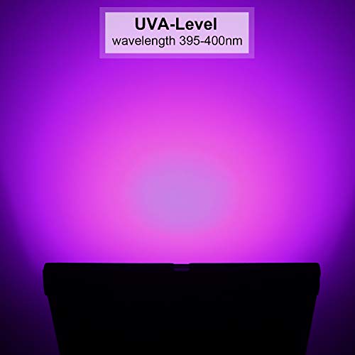 image for Black Light UV Lights, KINGBO 50W Black Light Fixture Glow in The Dark