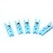 100Pcs Mini Clothespin Baby Shower Favor Baby Decorations,Blue