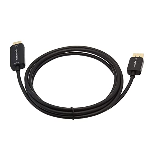 Amazon Basics DisplayPort to HDMI Display Cable, UniDirectional, 4K