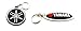 2 X Yamaha Rubber Keychain Key Ring Circle and Oval