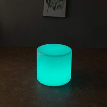 Amazon Com Paddia Remote Controlled Light Up Stool Table With