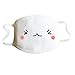 C.A.Z 4 PCS Anti-Dust Cute Mouth Face Mask Anime Fashion Kaomoji Kawaii