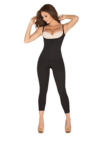 ShapEager Full Body Cincher Thermal Braless Capri Body Shaper Slimmer Shapewear