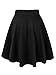 MBJ WB829 Womens Flirty Flare Skirt XL Black