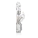 CalExotics Waterproof Jack Rabbit – Rabbit Vibrator With Rotating Shaft – Vibe Sex Toys for Couples – Adult Clitoral & G Spot Massager – Clear