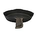 Hide & Drink, Full Grain Leather Hot Handle, Cast Iron Protector, Panhandle Potholder, Double Layered, Double Stitched, Slides On/Off Easily onto Metal Skillet Grips, Handmade, Espresso