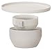 Mikasa 3 Piece Dine3 Porcelain Place Setting Dinnerware Set, White
