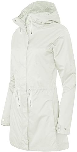 Hooded Poncho Paragraph dust coat grows in waterproof raincoat(XS, White)
