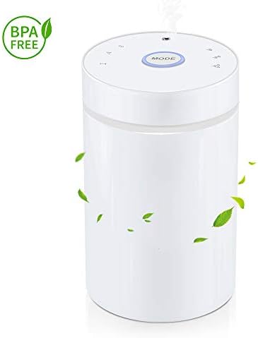 Car Essential oil Diffuser Waterless,Essential oil Nebulizer,Usb Aromatherapy Essential oil Diffuser for Car,Office,Desk,Computer,2 Nozzles Included
