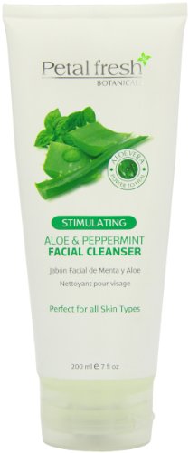 Petal Fresh Aloe and Peppermint Facial Cleanser, 7 Ounce