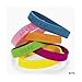 Fun Express 24 Inspirational Sayings Rubber Bracelets - Dream, Love, Courage, Hope, Faith, Strength