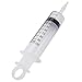 3 Pack 100ml Syringes, Large Industrial Syringe Great for Scientific Labs, Refilling, Measuring E-Liquids, E-cigs, E-Juice, Vape