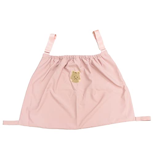 ベビーカー アンダーバッグ Fタイプ（くすみピンク×りす） ベビーカーアンダー収納バッグ バッグ 荷物 荷物入れ 鞄 かばん エコバッグ 軽量 折りたたみ 転倒防止 コンパクト 大容量 マザーズバッグ 小物入れ 散歩 買い物 ポーチ バスケット 財布 携帯 小物 おもちゃ 哺乳瓶 収納