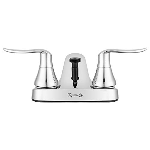 Dura Faucet (DF-PL720LH-CP RV Bathroom Faucet with Winged Levers and Shower Hose Diverter (Chrome)