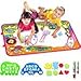 Aptoys Water Drawing Mat, Aqua Magic Mat Extra Large Kids Toys Learning Educational Toddlers Painting Board Writing Mats for Boys Girls Gift Size 34.5