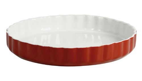 512735 Ceramic Tart Dish 28 cm - Raspberry