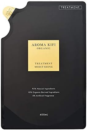 AROMAKIFI Aroma Kifi Organic Treatment Refill, 13.5 fl oz (400 ml), Moist & Shine Citrus Herb