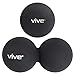 Vive Double Lacrosse Ball and Peanut Massage Set - Deep Tissue Ball for Muscle Recovery, Myofascial Trigger Point Release Therapy - Roller for Feet, Back and Yoga - Plantar Fasciitis Ball and Acupoint