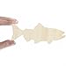 Pack of 24 Unfinished Wooden Trout Fish Cutouts Blank Fishing Shapes Sports Beach Nautical DIY Craft Projects Made in USA (Size: 5-1/2