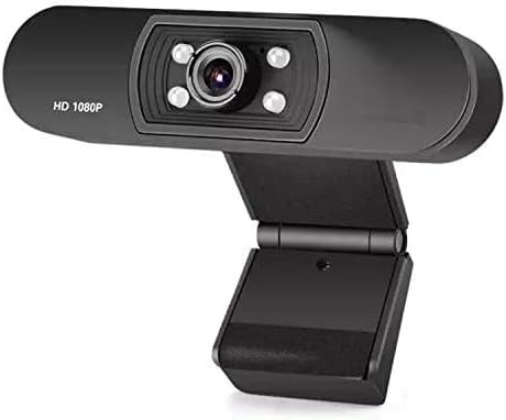 1080P Webcam with Microphone, Computer Camera Web Camera PC Webcam, Streaming Computer Web Camera with 110-Degree Wide View Angle, USB PC Webcam for Video Calling Recording Conferencing