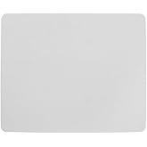 White Sublimation Mouse Pad for Sublimation Transfer Heat Press Printing Crafts Mouse Pads and Wrist Rests Blank Rectangular Blanks Heat Press Parts and DeskAccessories(22x18x0.2cm)