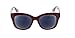 Peepers by PeeperSpecs Women's Center Stage Sun Polarized Oversized Reading Glasses, Berry, 52 mm + 0 + 0
