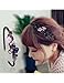 Simsly Crystal Headband with Flower Beaded Metal Hard Headpiece for Women and Girls (Color A) (Type 1)