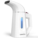 SANPINTECH Steamer for Clothes, 180ml Powerful Handheld Garment Steamers, Wrinkle Remover, Clean and Sterilize, Auto-Off, 100% Safe, Clothing Steamer for Home and Travel