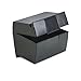 Oxford 01581 Plastic Index Card File, 500 Capacity, 8 5/8w x 6 3/8d, Black