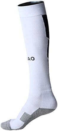 Mens Sports Athletic Compression Football Soccer Socks Over Knee High Team Socks