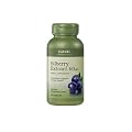 GNC Herbal Plus Bilberry, Vegetarian Capsules, 100 ea