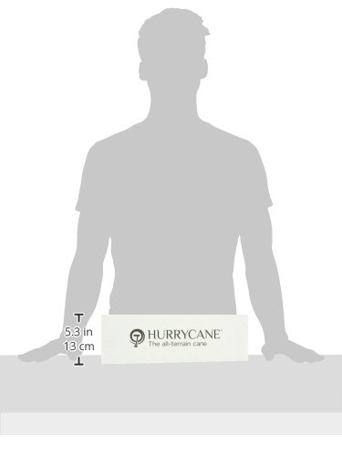 HurryCane Freedom Edition Folding Cane with T Handle, Original Black